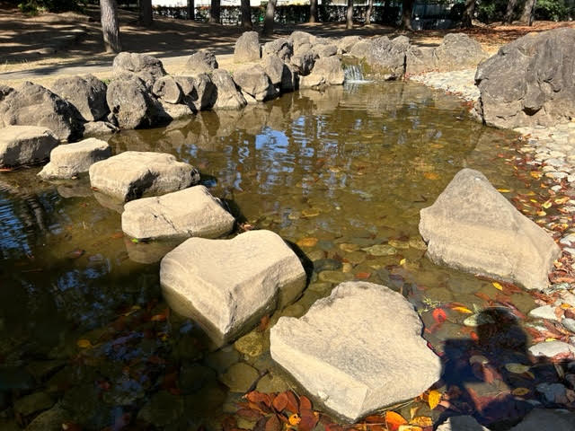 千葉市　幸町公園　池　滝