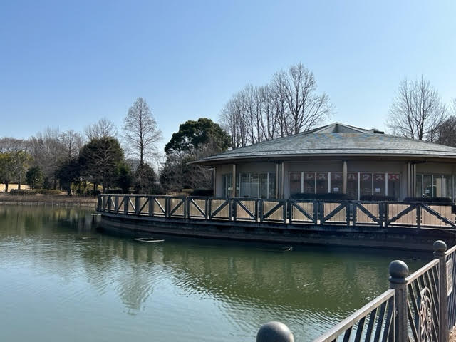 千葉県立柏の葉公園　レストハウス　池