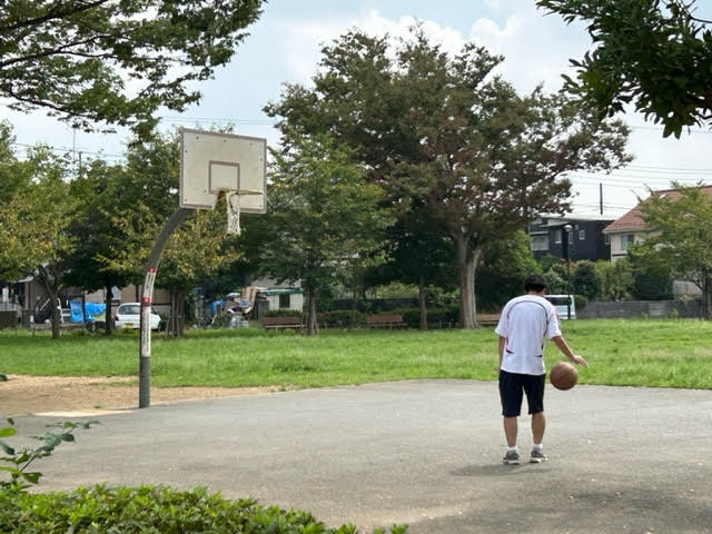 手賀沼公園　バスケットボールコート　バスケ